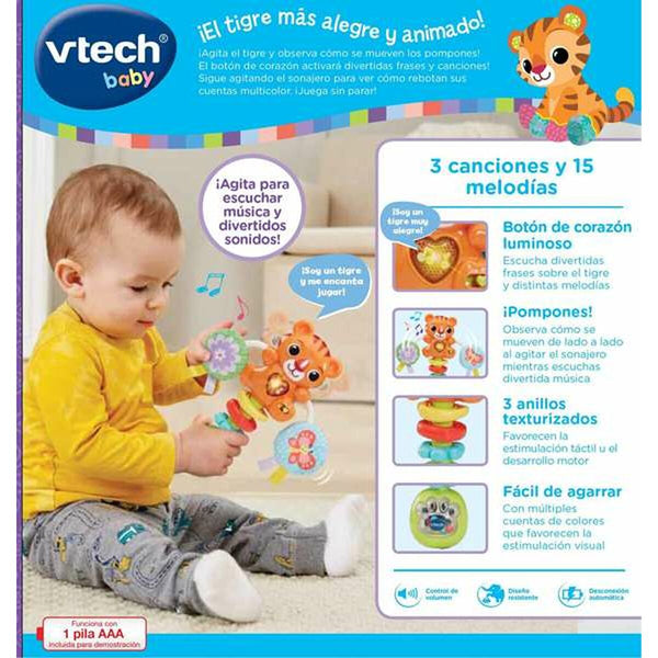 Rassel Vtech 18,4 x 16 x 4,7 cm Tiger