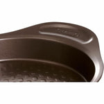 Backform Pyrex Braun Schwarz Metall