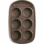 Muffinform Pyrex Braun