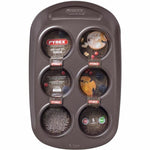 Muffinform Pyrex Braun