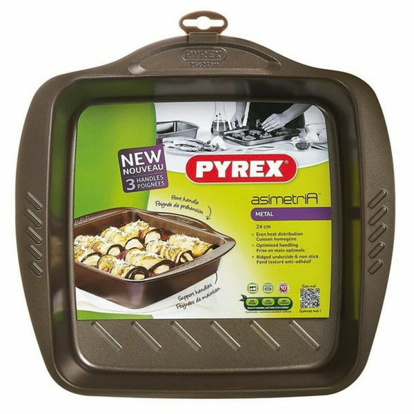 Ofenschüssel Pyrex Braun Metall