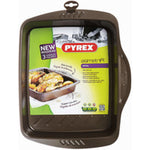 Ofenpfanne Pyrex Braun Schwarz Metall