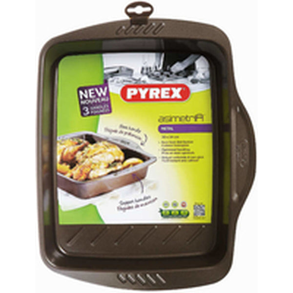 Ofenpfanne Pyrex Braun Schwarz Metall