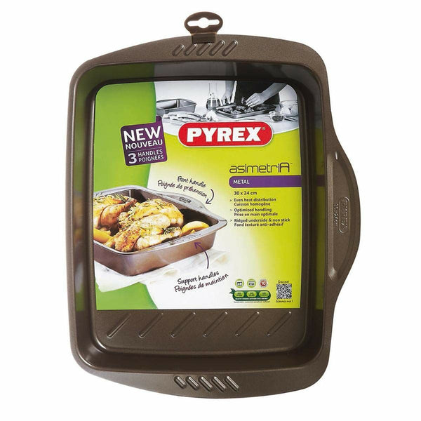Ofenpfanne Pyrex Braun Schwarz Metall