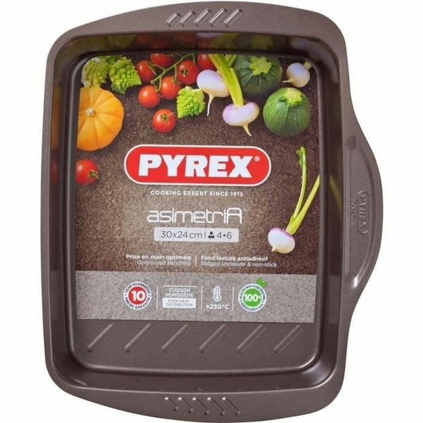 Ofenpfanne Pyrex Braun Schwarz Metall