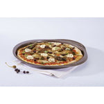 Pizzablech Pyrex Braun Schwarz Metall