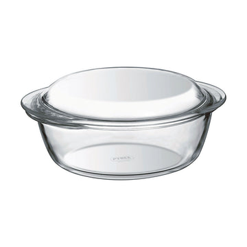 Topf mit Deckel Pyrex 1,4 L Weiß Durchsichtig