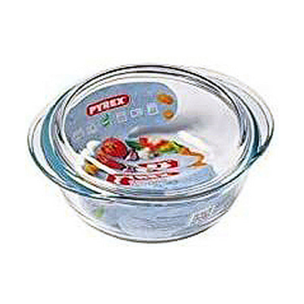Topf mit Deckel Pyrex 1,4 L Weiß Durchsichtig