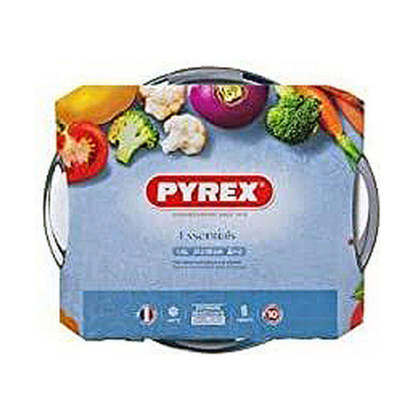 Topf mit Deckel Pyrex 1,4 L Weiß Durchsichtig