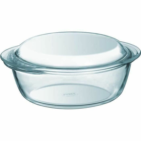 Topf mit Deckel Pyrex 1,4 L Weiß Durchsichtig