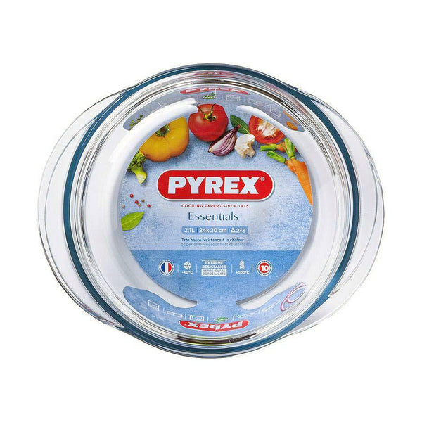 Topf mit Deckel Pyrex Essentials Durchsichtig Glas 2,1 L