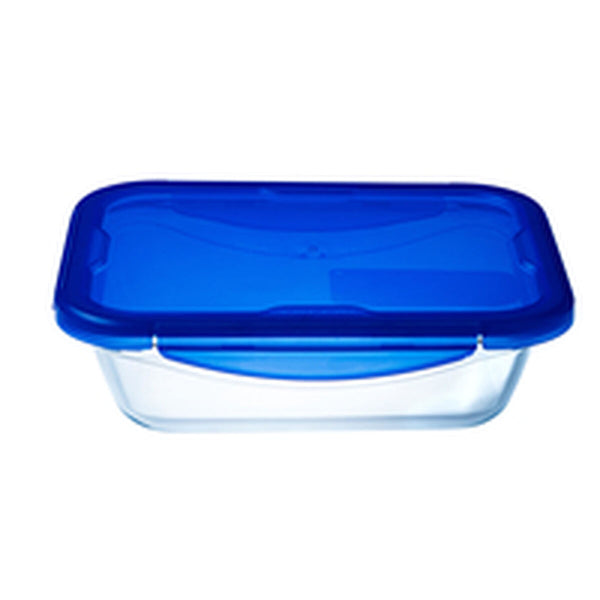 Lebensmittelbehälter Pyrex Blau Durchsichtig rechteckig 800 ml