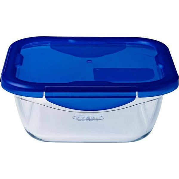 Lebensmittelbehälter Pyrex Blau Durchsichtig 800 ml (2 Stück)