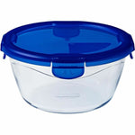 Lebensmittelbehälter Pyrex Blau Durchsichtig kreisförmig 1,6 L (6 Stücke)