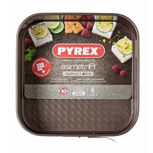 Kuchenspringform Pyrex Braun Edelstahl