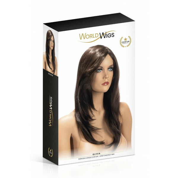 Perücke World Wigs Braun