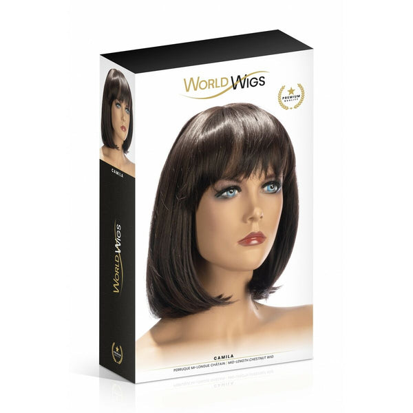 Erotisches Accessoire World Wigs Camila Braun Perücke