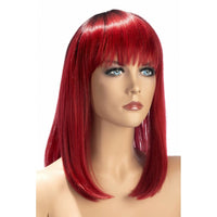 Erotisches Accessoire World Wigs Elvira Rot Perücke