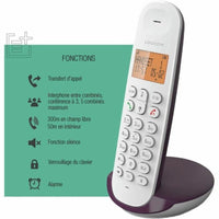 Festnetztelefon Logicom DECT ILOA 150 SOLO Aubergine