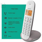 Kabelloses Telefon Logicom ILOA 155T SOLO Braun Grau Taupe