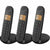 Kabelloses Telefon Logicom ILOA 350 TRIO Schwarz
