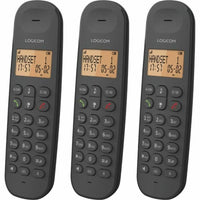 Kabelloses Telefon Logicom ILOA 350 TRIO Schwarz
