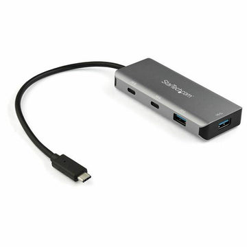 Hub USB Startech HB31C2A2CB Grau Schwarz/Grau