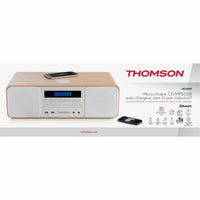 Micro-Hi-Fi-System Thomson MIC201IBT Blau Weiß