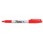 Dauermarker Sharpie Fine Point Rot (12 Stück)