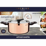 Kasserolle Arthur Martin AM945GT Grau Ø 24 cm 2,4 L