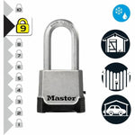 Kombinationsschloss Master Lock M176EURDLH 56 mm Stahl