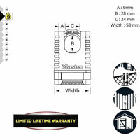 Kombinationsschloss Master Lock M1177EURD Messing