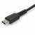 USB A zu USB-C-Kabel Startech RUSB2AC1MB           Schwarz