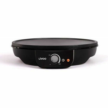 Crêpes-Maker Livoo DOP196 1000W Schwarz