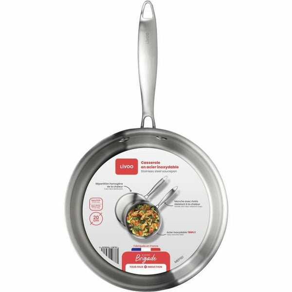Kasserolle Livoo Stahl Edelstahl Ø 20 cm
