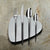Löffel-Set Amefa Soprano Schwarz Metall Edelstahl 12 Stück