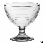 Eiscreme- und Milchshakes-Becher Duralex Gigogne Durchsichtig 250 ml (18 Stück)