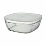 Viereckige Lunchbox mit Deckel Duralex FreshBox 3 L 23 x 23 x 9 cm (4 Stück)