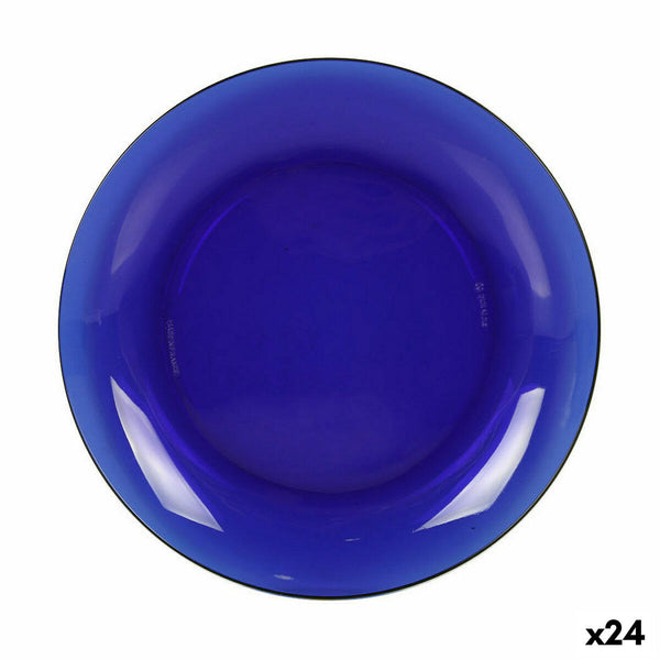 Flacher Teller Duralex Lys Blau Ø 23 cm (24 Stück)