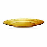 Flacher Teller Duralex Picardie Kristall Bernstein Ø 23 cm (48 Stück)