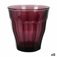 Gläserset Duralex Picardie Lila 4 Stücke 250 ml (12 Stück)