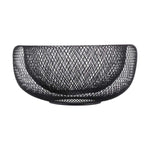 Obstschale 5five Simply Smart Noir Kitchen Schwarz Metall 27 cm Ø 27 cm