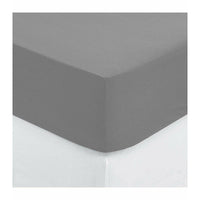 Spannbetttuch Atmosphera Grau (90 x 190 cm)