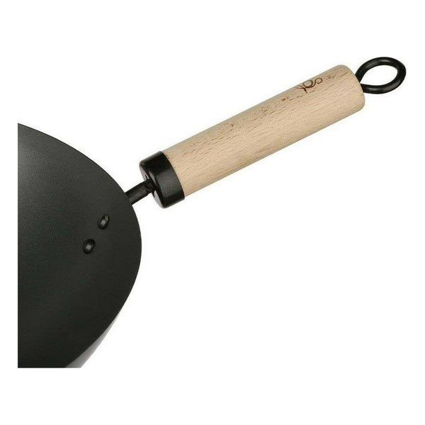 Wok Pfanne Secret de Gourmet Schwarz Edelstahl Ø 35 cm