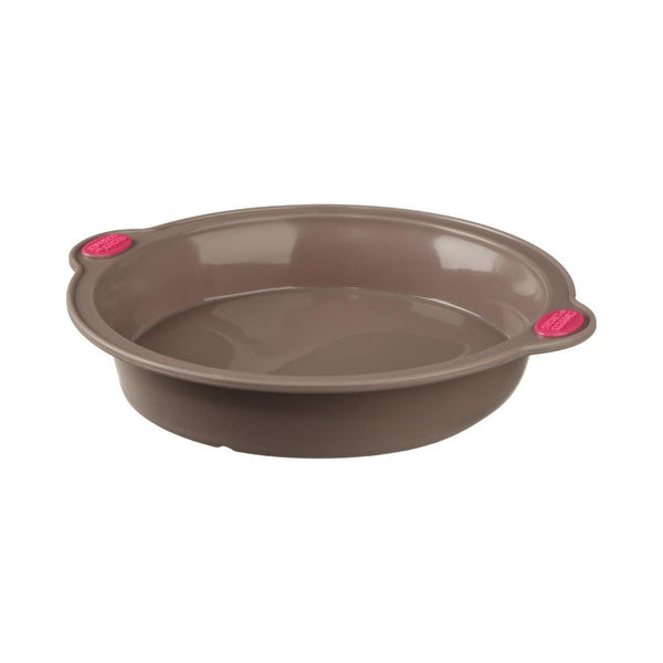 Silikonform mit Griff Secret de Gourmet Braun Silikon 24 cm