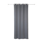 Vorhänge Atmosphera Undurchsichtig Grau Polyester 2 Stück (135 x 240 cm)