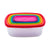 6 Lunchbox-Set 5five Simply Smart Polypropylen 300 ml 225 ml 175 ml 12,5 ml 0,3 g 245 ml Bunt rechteckig