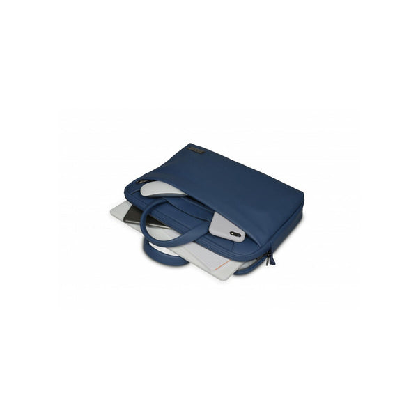 Laptoptasche Port Designs Zurich Toploading Blau Schwarzweiß 15,6''