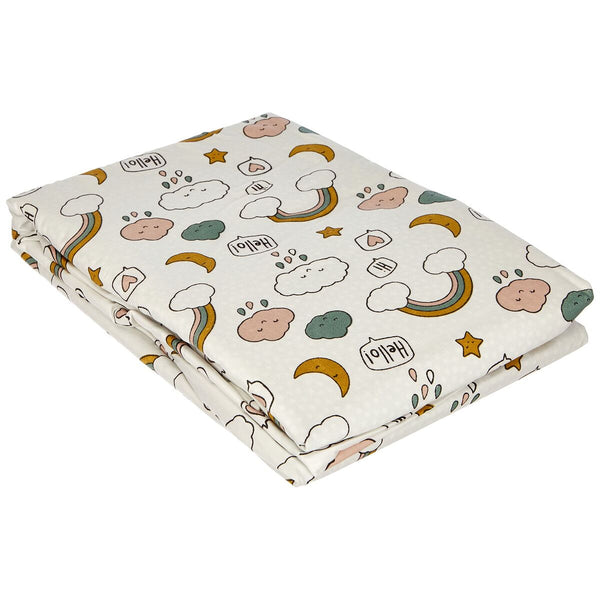 Bettbezug-Set TODAY Weiß Einzelbett 140 x 200 cm Für Kinder 2 Stücke