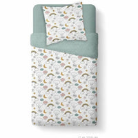 Bettbezug-Set TODAY Weiß Einzelbett 140 x 200 cm Für Kinder 2 Stücke